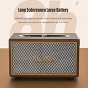 Oneder D6 40W Retro Classic Wooden Portable Outdoor Bluetooth Speaker(Black) Eurekaonline