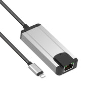 Onten 75002 8PIN to RJ45 Hub USB 2.0 Adapter(Silver) Eurekaonline
