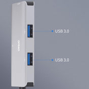 Onten 91882 5 In 1 USB3.0 x3 + SD + TF + CF Type-C / USB-C OTG Multi-function Card Reader Eurekaonline