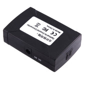 Optical Toslink Input to Coaxial RCA Output Digital Audio Converter Adapter(Black) Eurekaonline