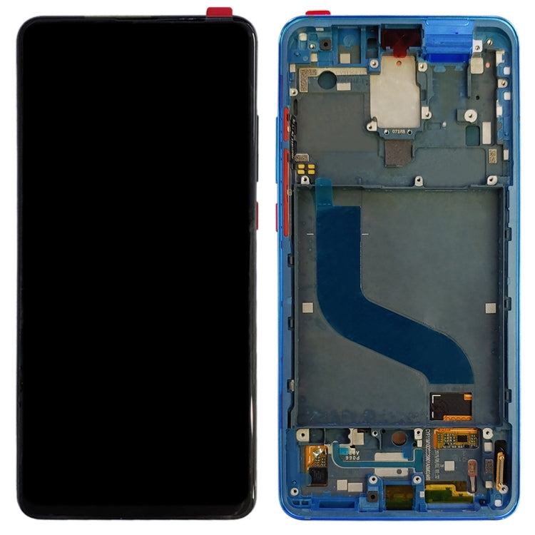 Original AMOLED LCD Screen for Xiaomi 9T Pro / Redmi K20 Pro / Redmi K20 Digitizer Full Assembly with Frame(Blue) Eurekaonline