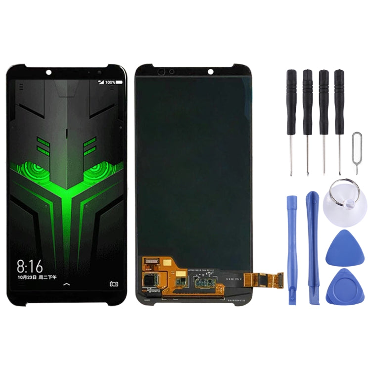 Original AMOLED LCD Screen for Xiaomi Black Shark Helo with Digitizer Full Assembly(Black) Eurekaonline