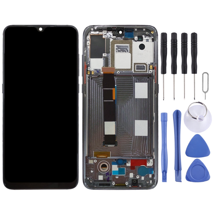 Original AMOLED LCD Screen for Xiaomi Mi 9 Digitizer Full Assembly with Frame(Black) Eurekaonline