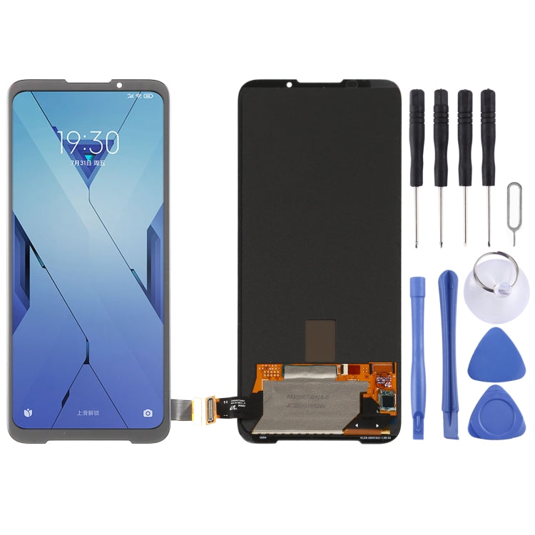 Original AMOLED Material LCD Screen and Digitizer Full Assembly for Xiaomi Black Shark 3S Eurekaonline