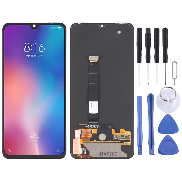 Original AMOLED Material LCD Screen and Digitizer Full Assembly for Xiaomi Mi 9(Black) Eurekaonline