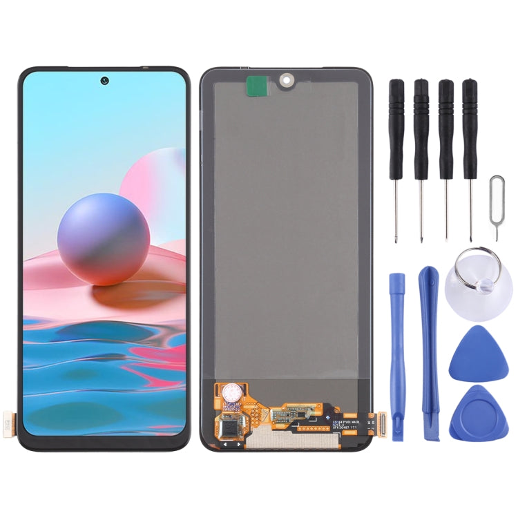 Original AMOLED Material LCD Screen and Digitizer Full Assembly for Xiaomi Redmi Note 10 4G / Redmi Note 10S / Redmi Note 11 SE India / Poco M5s  M2101K7AI, M2101K7AG Eurekaonline