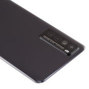 Original Battery Back Cover With Camera Lens Cover for Huawei Nova 7 5G(Black) Eurekaonline