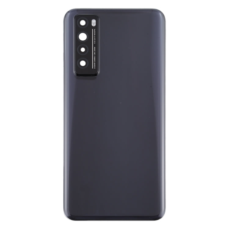 Original Battery Back Cover With Camera Lens Cover for Huawei Nova 7 5G(Black) Eurekaonline