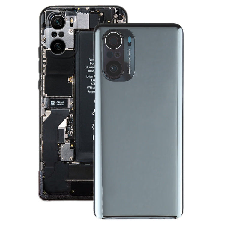 Original Battery Back Cover for Xiaomi Poco F3 M2012K11AG(Black) Eurekaonline
