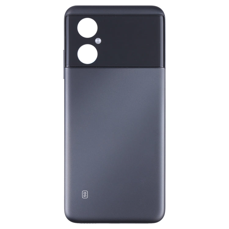 Original Battery Back Cover for Xiaomi Poco M4 5G / Poco M4 5G (India) / Redmi Note 11R(Black) Eurekaonline