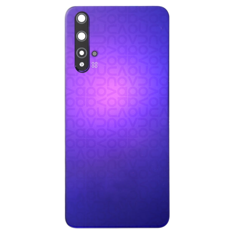 Original Battery Back Cover with Camera Lens Cover for Huawei Nova 5T(Purple) Eurekaonline