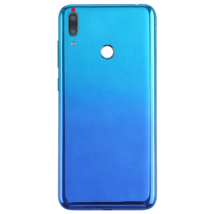 Original Battery Back Cover with Camera Lens & Side Keys for Huawei Y7 Prime (2019)(Blue) Eurekaonline