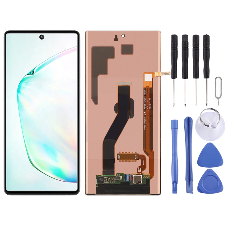 Original Dynamic AMOLED LCD Screen for Galaxy Note 10 + with Digitizer Full Assembly (Black) Eurekaonline