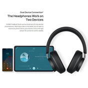 Original HUAWEI FreeBuds Studio Dynamic Noise Cancelling Bluetooth 5.2 Wireless Headset(Black) Eurekaonline