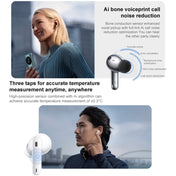 Original Honor Earbuds 3 Pro TWS Noise Reduction Body Temperature Detection Bluetooth Earphone(White) Eurekaonline