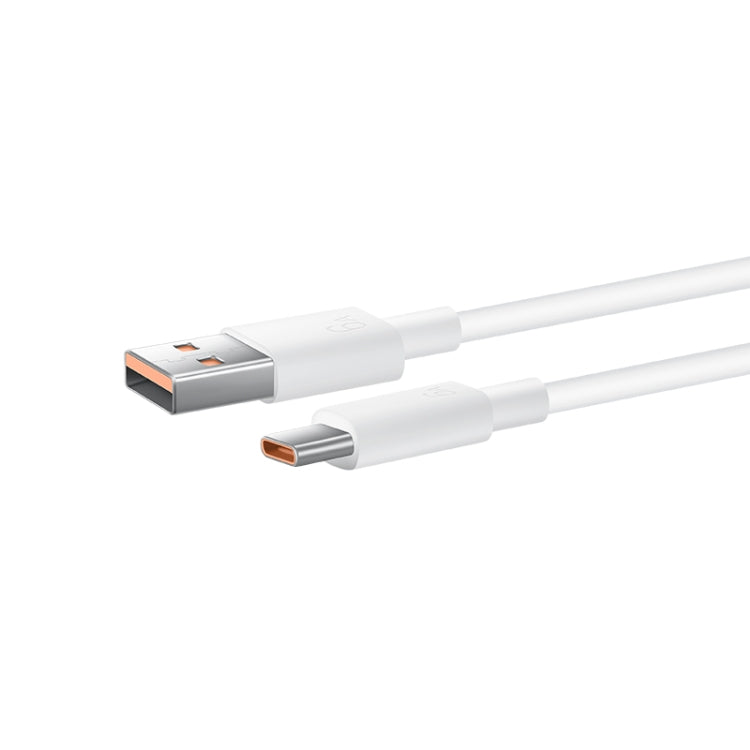 Original Huawei CC790 USB Type-A to USB-C / Type-C Interface 6A Data Cable, Cable Length: 1m(White) Eurekaonline