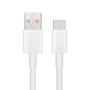 Original Huawei CC790 USB Type-A to USB-C / Type-C Interface 6A Data Cable, Cable Length: 1m(White) Eurekaonline