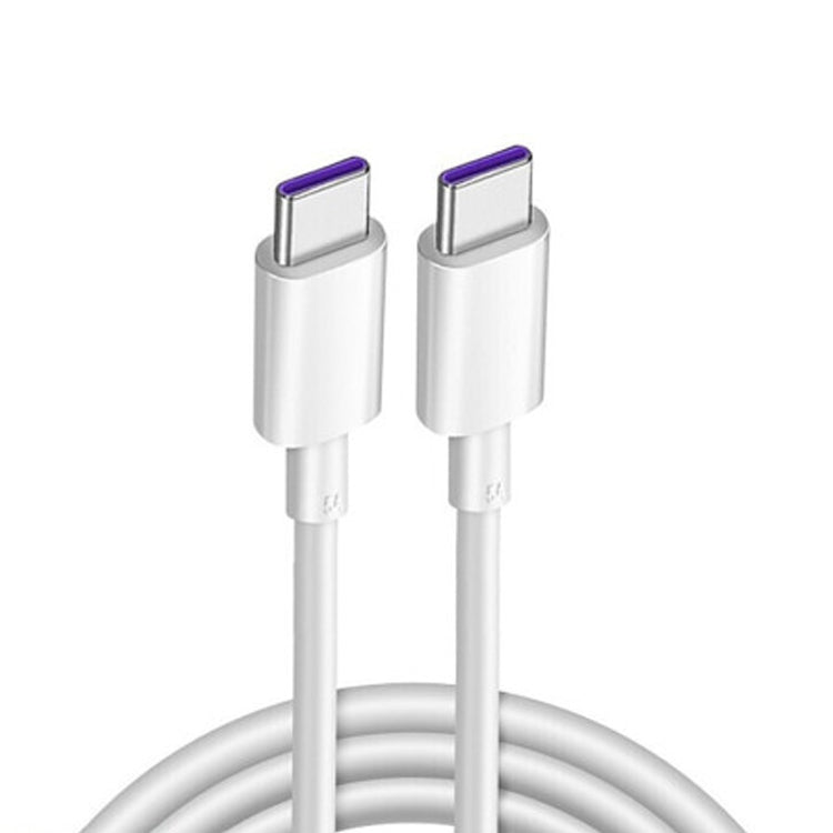  Type-C Fast Charging Data Cable, Cable Length: 1m (White) Eurekaonline