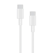 Original Huawei CP43 5A USB-C / Type-C to USB-C / Type-C Fast Charging Data Cable, Cable Length: 1m (White) Eurekaonline