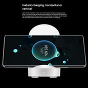 Original Huawei CP62R 50W Max Qi Standard Super Fast Charging Vertical Wireless Charger Stand (White) Eurekaonline