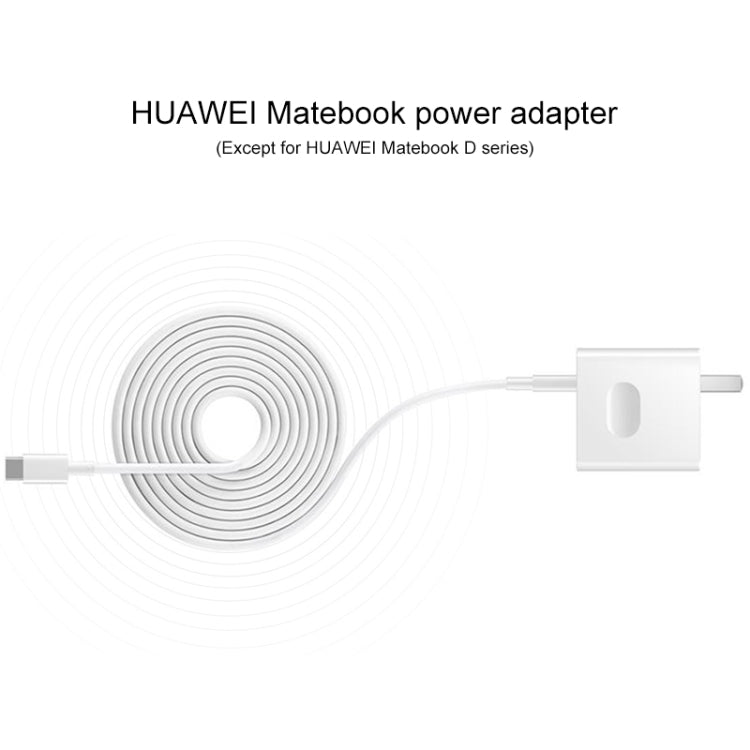 Original Huawei  For Huawei MateBook Series Laptop Power Adapter, US Plug (White) Eurekaonline