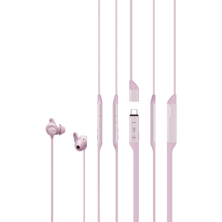 Original Huawei FreeLace Pro Noise Cancelling Bluetooth 5.0 Wireless Earphone(Pink) Eurekaonline