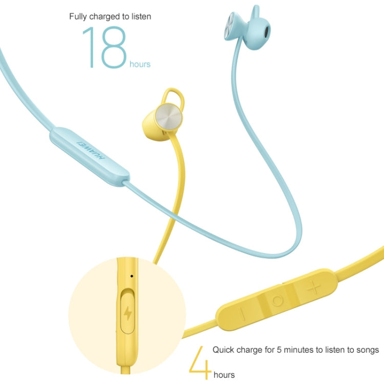 Original Huawei FreeLace Wireless Earphone Vibrant Edition (Muxi Yellow) Eurekaonline