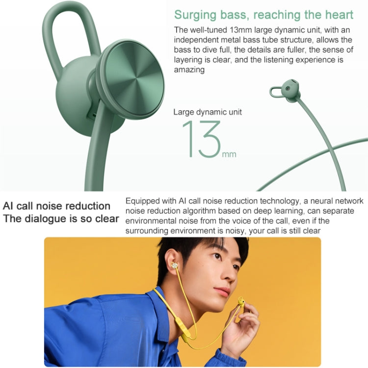 Original Huawei FreeLace Wireless Earphone Vibrant Edition (Muxi Yellow) Eurekaonline