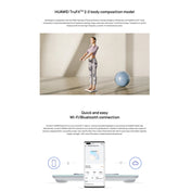 Original Huawei Intelligent Body Fat Scale 3 Pro, Support Wifi & Bluetooth Connection Eurekaonline