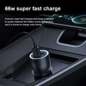Original Huawei P0006 Dual USB Interface Super Fast Charging Car Charger (Max 66W) (Black) Eurekaonline