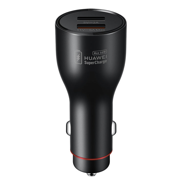 Original Huawei P0006 Dual USB Interface Super Fast Charging Car Charger (Max 66W) (Black) Eurekaonline