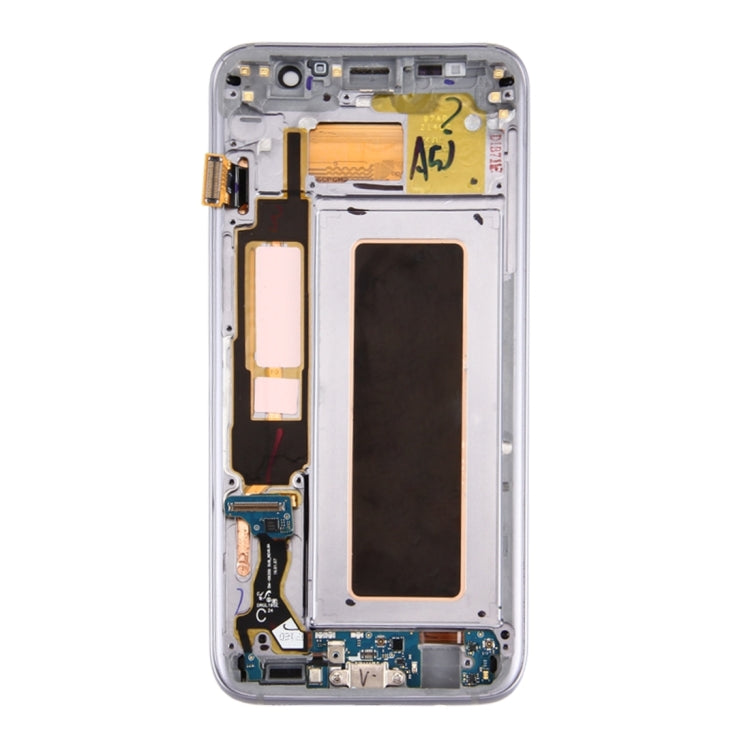 Original LCD Screen and Digitizer Full Assembly with Frame & Charging Port Board & Volume Button & Power Button for Galaxy S7 Edge / G935F(Black) Eurekaonline