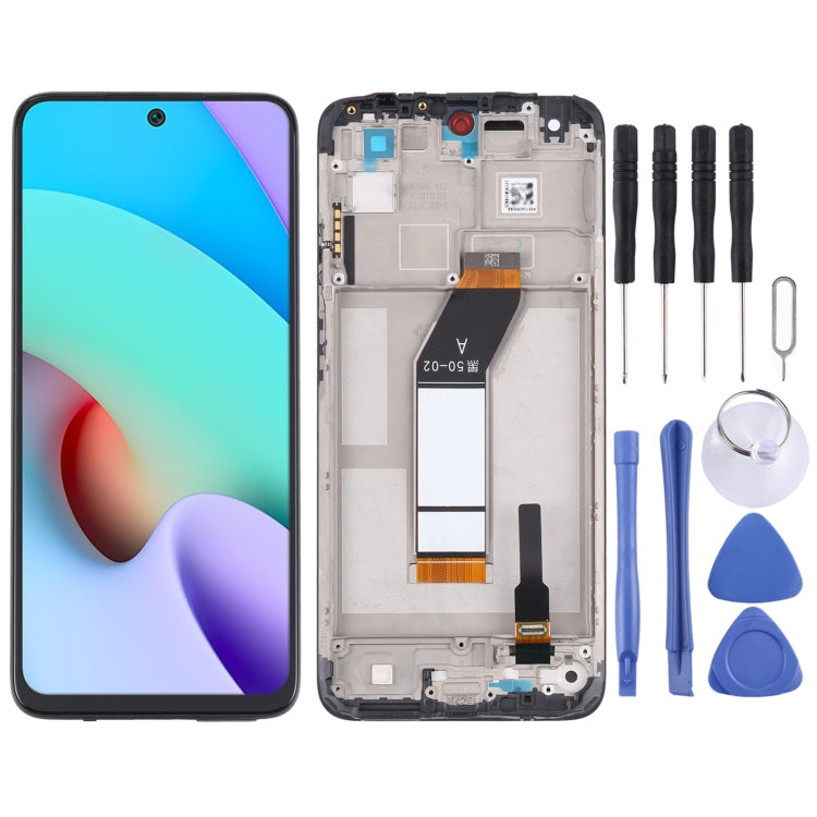 Original LCD Screen and Digitizer Full Assembly with Frame for Xiaomi Redmi Note 11 4G 21121119SC Eurekaonline