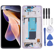 Original LCD Screen and Digitizer Full Assembly with Frame for Xiaomi Redmi Note 11 Pro China/Redmi Note 11 Pro+ 5G/11i/11i HyperCharge(Purple) Eurekaonline