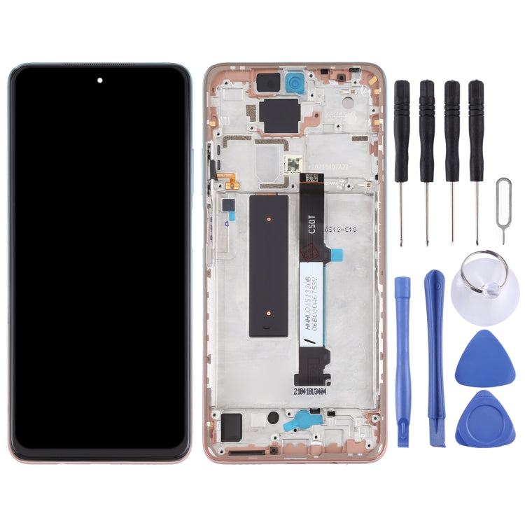 Original LCD Screen and Digitizer Full Assembly with Frame for Xiaomi Redmi Note 9 Pro 5G / Mi 10T Lite 5G M2007J17C M2007J17G (Rose Gold Beach) Eurekaonline