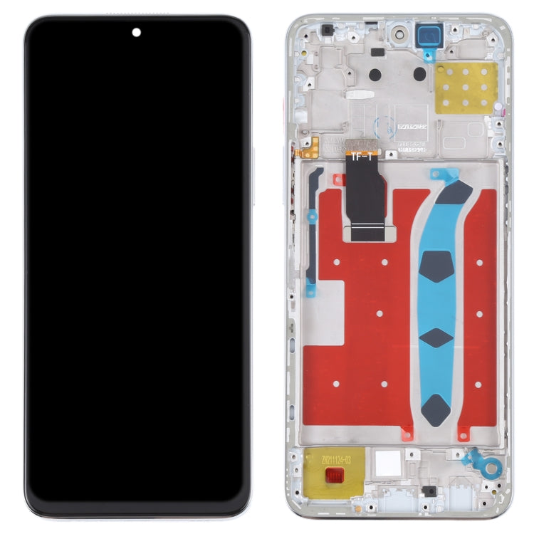 Original LCD Screen for Honor X30i Digitizer Full Assembly with Frame(Silver) Eurekaonline