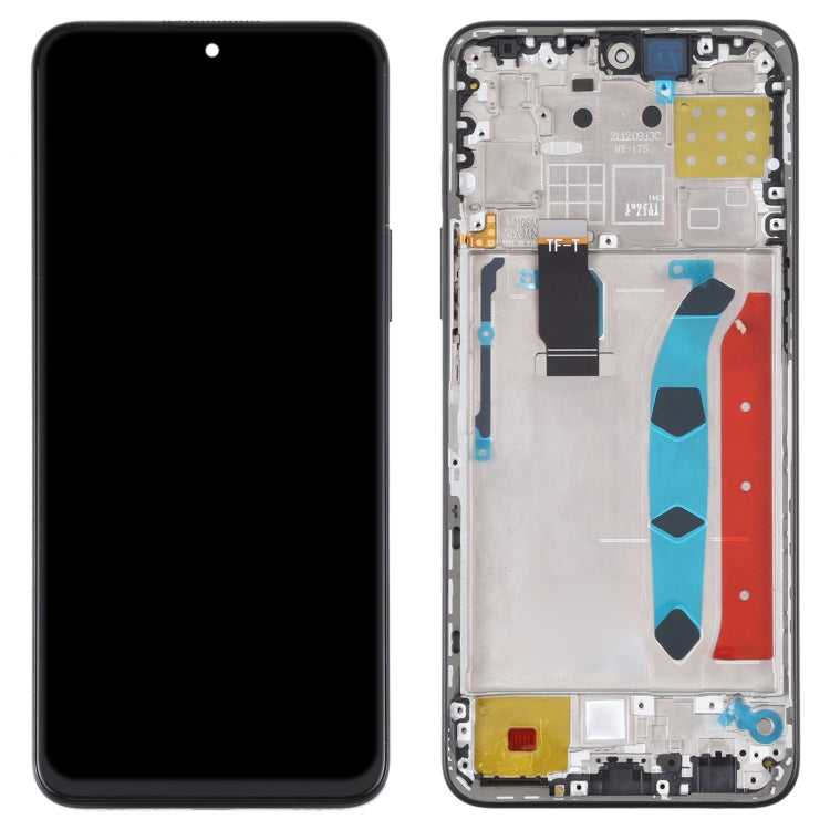 Original LCD Screen for Honor X8 Digitizer Full Assembly with Frame(Black) Eurekaonline