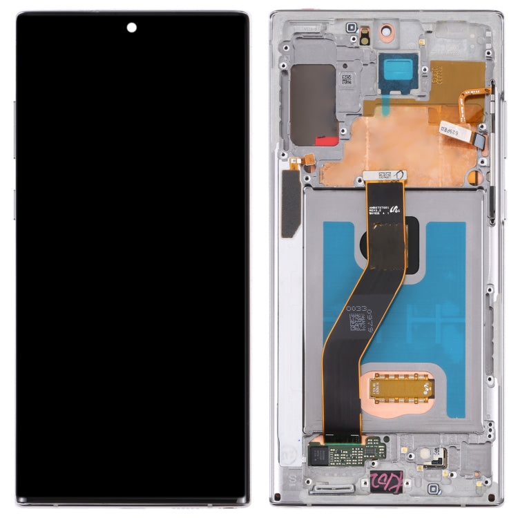 Original LCD Screen for Samsung Galaxy Note10+ 4G/Note10+ 5G SM-N976/N975 Digitizer Full Assembly With Frame (Grey) Eurekaonline