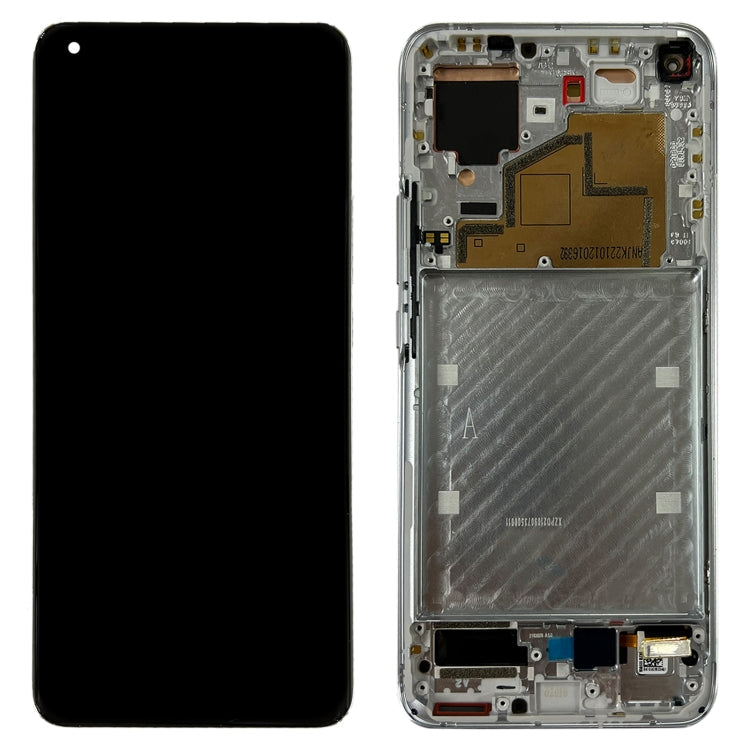 Original LCD Screen for Xiaomi Mi 11 M2011K2C, M2011K2G Digitizer Full Assembly with Frame(Silver) Eurekaonline