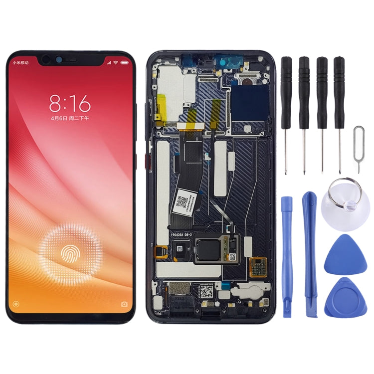  Mi 8 Pro Digitizer Full Assembly with Frame(Black) Eurekaonline