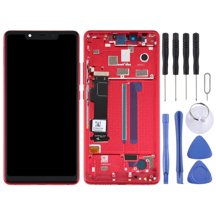 Original LCD Screen for Xiaomi Mi 8 SE with Digitizer Full Assembly(Red) Eurekaonline