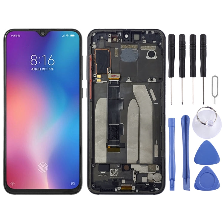 Original LCD Screen for Xiaomi Mi 9 SE Digitizer Full Assembly with Frame(Black) Eurekaonline