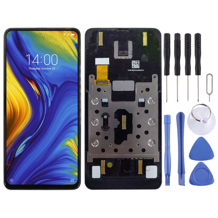 Original LCD Screen for Xiaomi Mi Mix 3 Digitizer Full Assembly with Frame(Black) Eurekaonline