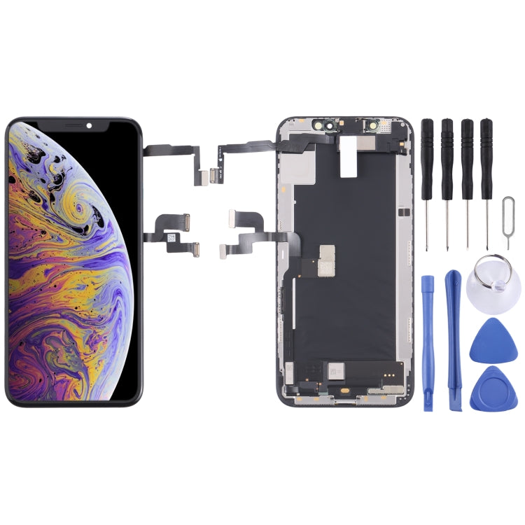 Original LCD Screen for iPhone XS Digitizer Full Assembly with Earpiece Speaker Flex Cable Eurekaonline