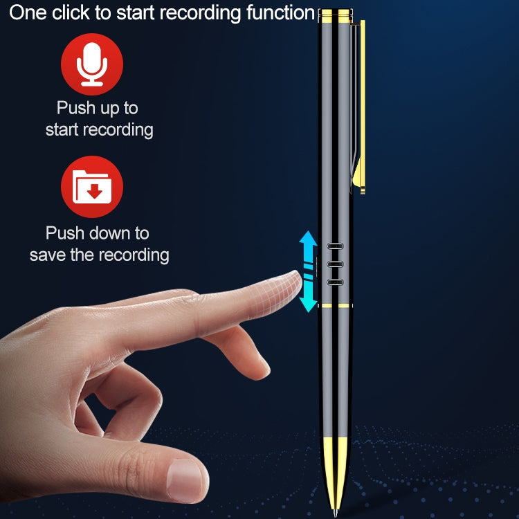 Original Lenovo B628 32GB Intelligent Voice Control Noise Reduction Pen Shape Recording Pen Eurekaonline