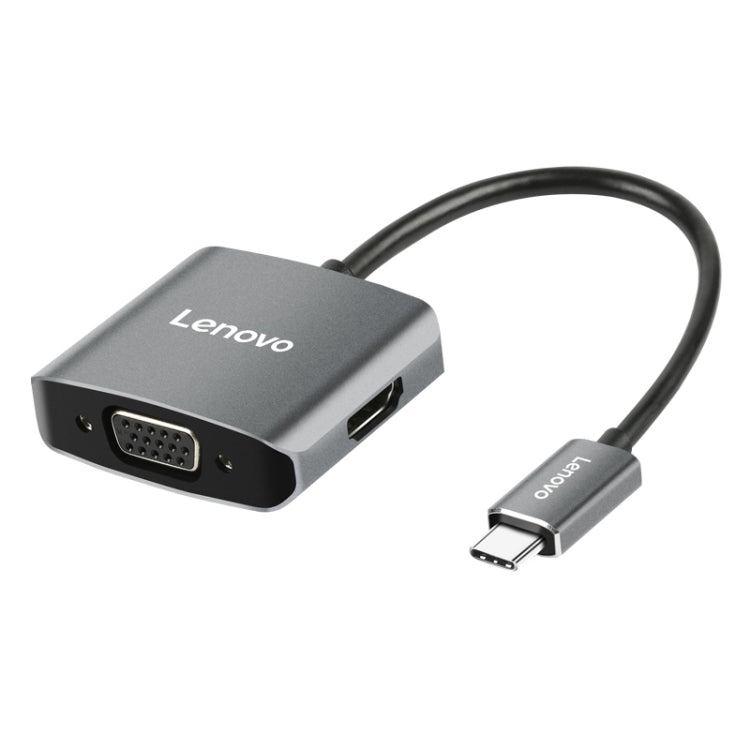 Original Lenovo C02 USB-C / Type-C to HDMI + VGA Converter Eurekaonline