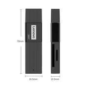 Original Lenovo D231 2 in 1 5Gbps USB 3.0 Card Reader (Black) Eurekaonline