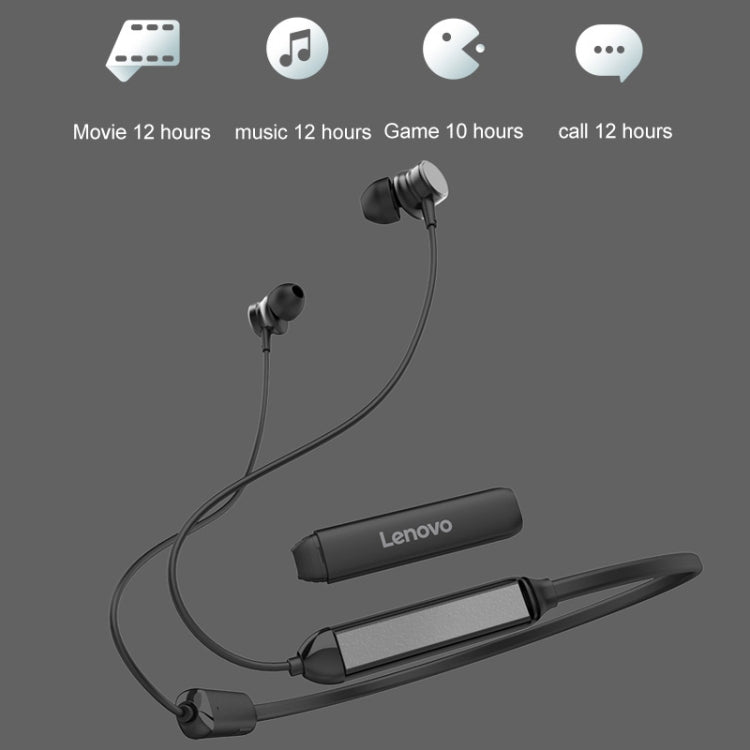 Original Lenovo HE15 Sports Bluetooth 5.0 Earphone (Black) Eurekaonline