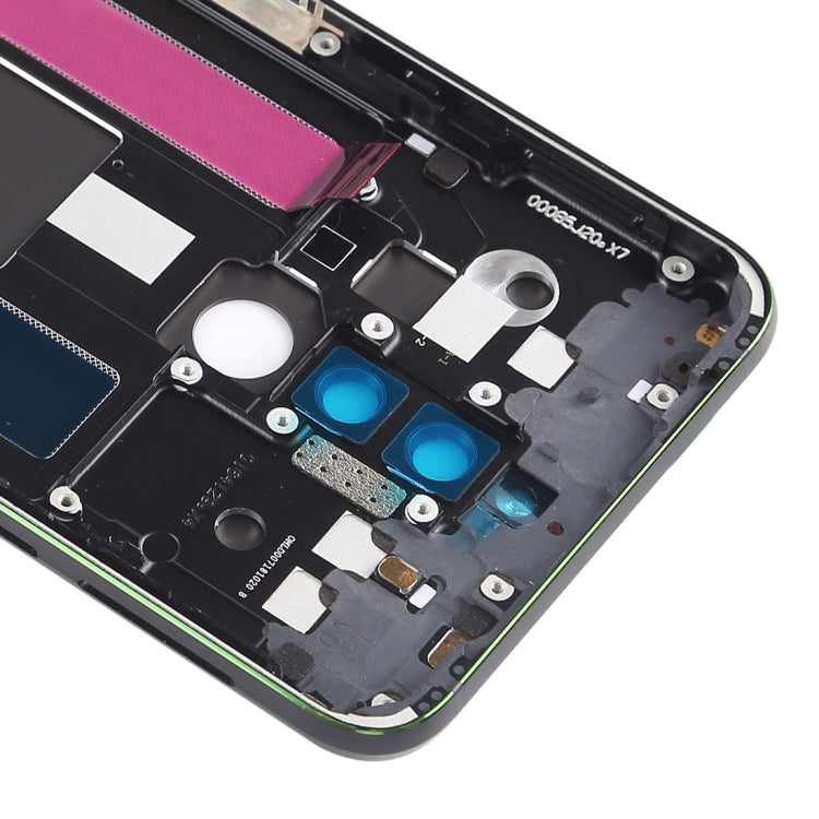 Original Middle Frame Bezel Plate + Battery Back Cover for Xiaomi Black Shark Helo(Black) Eurekaonline