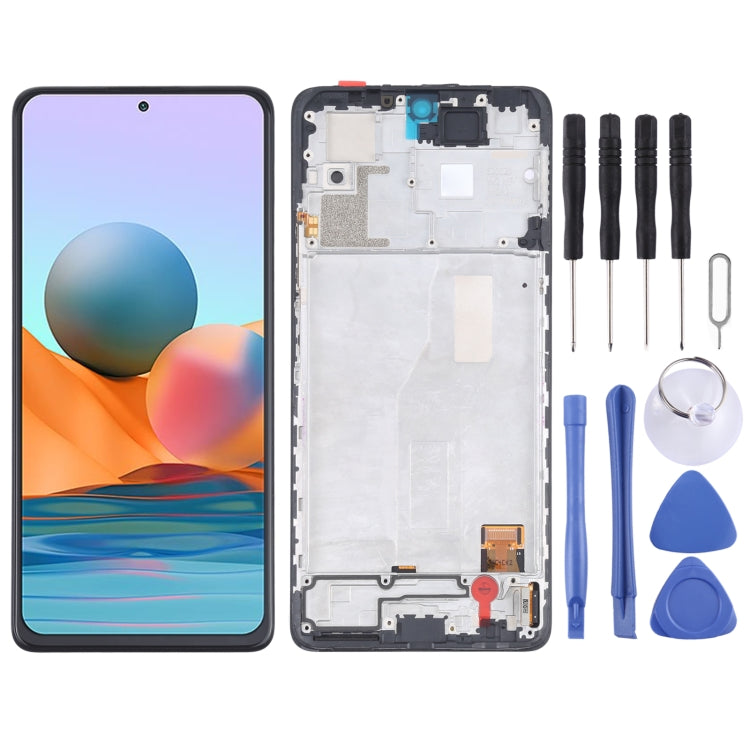 Original OLED LCD Screen and Digitizer Full Assembly With Frame for Xiaomi Redmi Note 10 Pro 4G / Redmi Note 10 Pro (India) / Redmi Note 10 Pro Max (4G) M2101K6G M2101K6R M2101K6P M2101K6I Eurekaonline